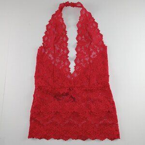 Frederick's Of Hollywood Women's Jessica Lace Chemise Size Medium Cherry